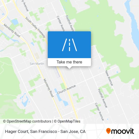 Mapa de Hager Court
