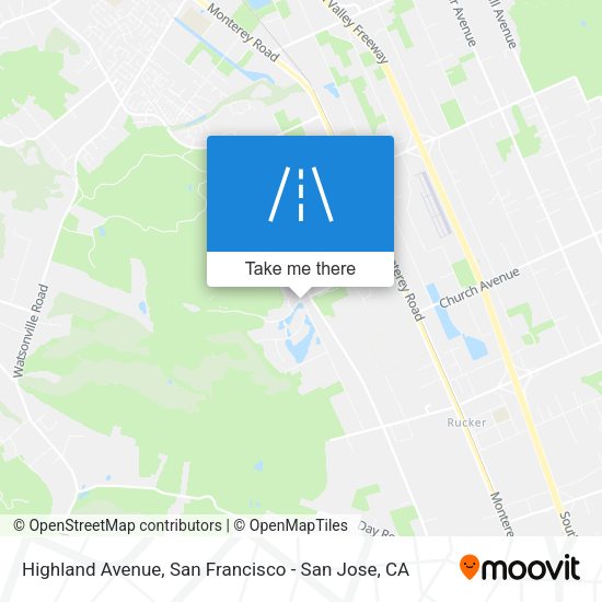 Highland Avenue map