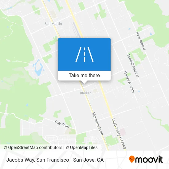 Jacobs Way map