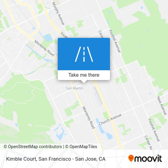 Mapa de Kimble Court