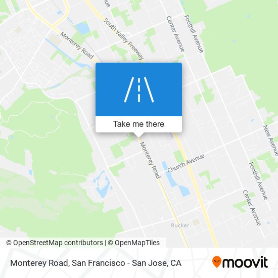 Monterey Road map