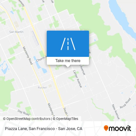 Mapa de Piazza Lane