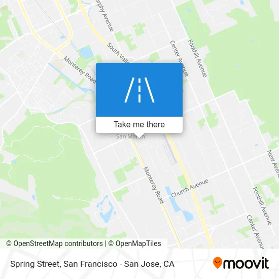 Spring Street map