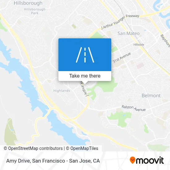 Amy Drive map