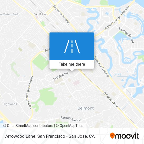 Mapa de Arrowood Lane