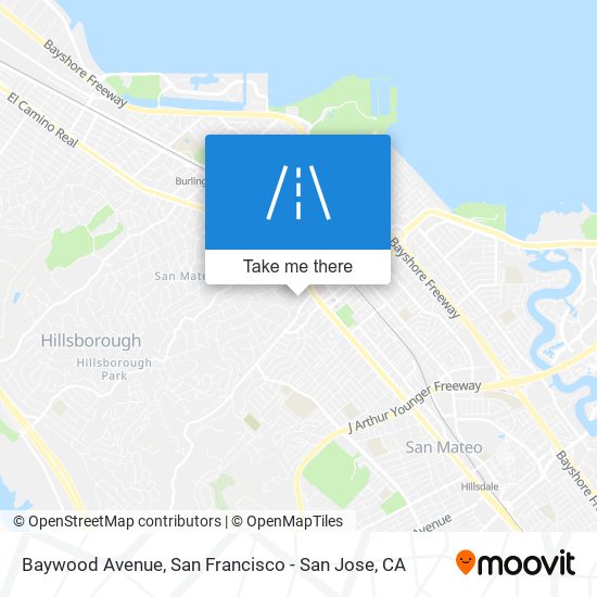 Baywood Avenue map