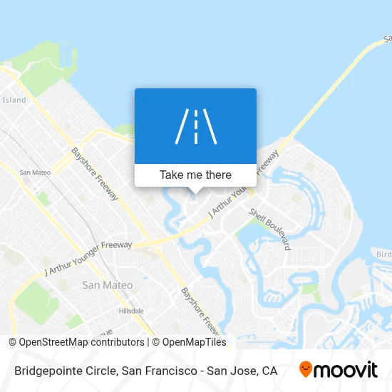 Bridgepointe Circle map
