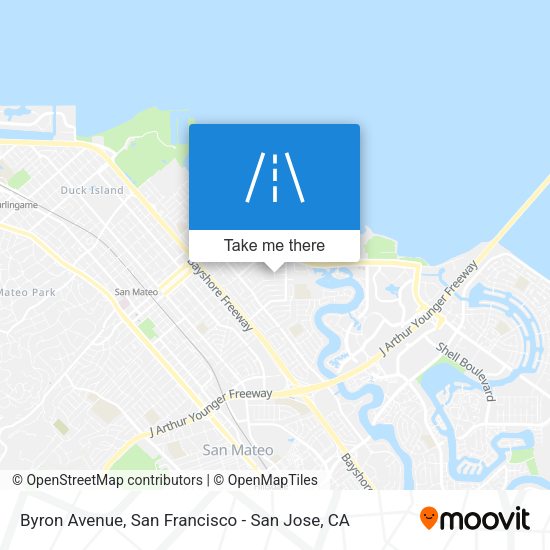 Mapa de Byron Avenue