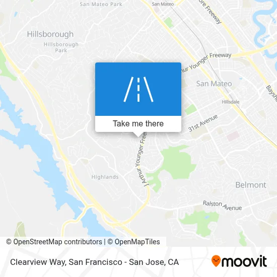 Clearview Way map