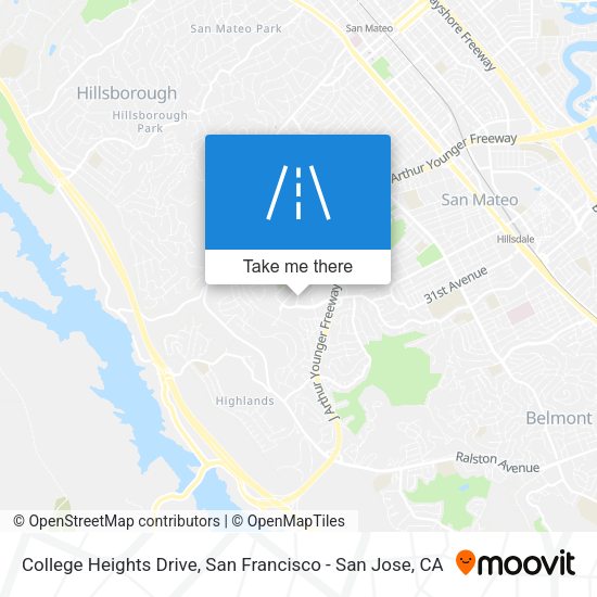 College Heights Drive map