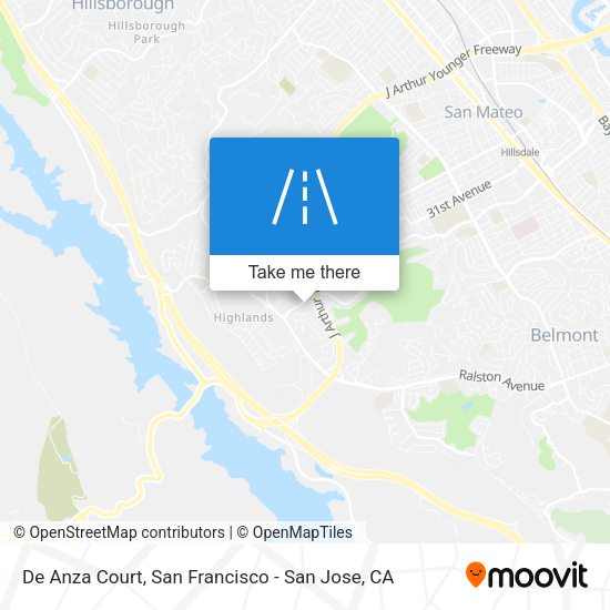 Mapa de De Anza Court