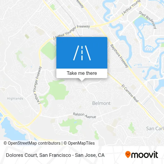 Dolores Court map
