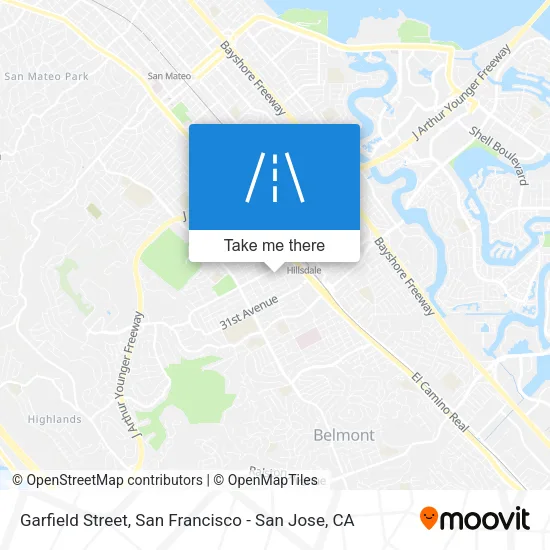 Garfield Street map
