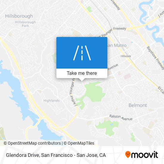 Mapa de Glendora Drive