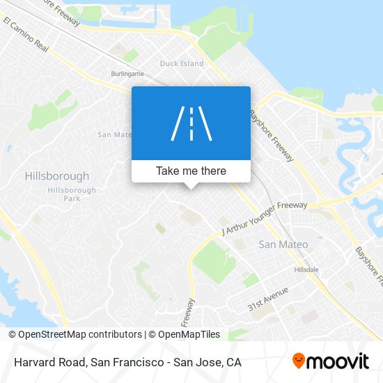 Mapa de Harvard Road