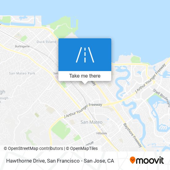 Hawthorne Drive map