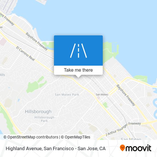 Mapa de Highland Avenue