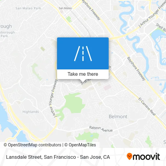 Lansdale Street map