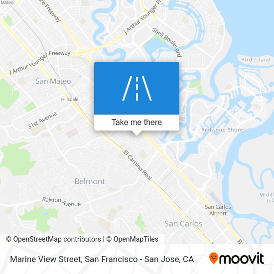 Marine View Street map