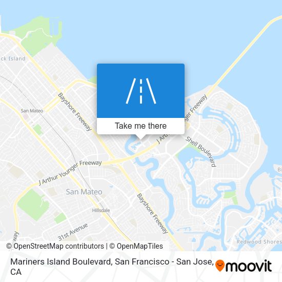 Mariners Island Boulevard map