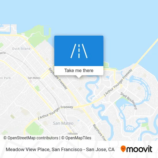 Meadow View Place map