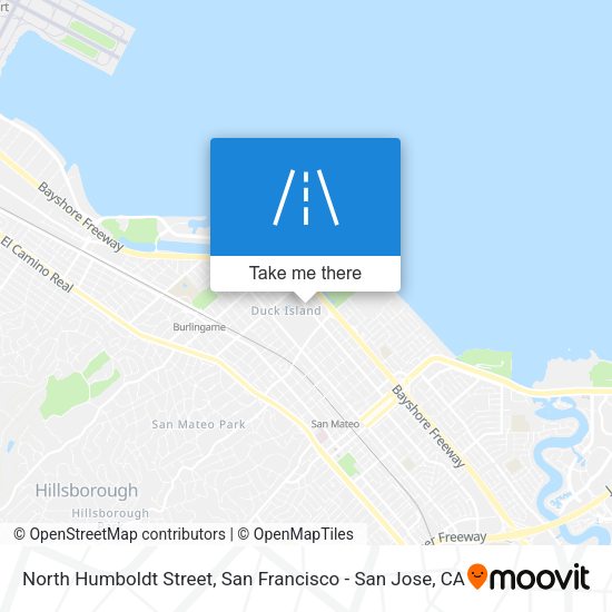 North Humboldt Street map