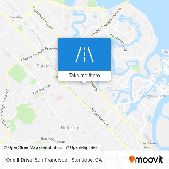 Mapa de Oneill Drive