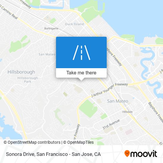 Sonora Drive map