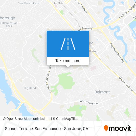 Mapa de Sunset Terrace