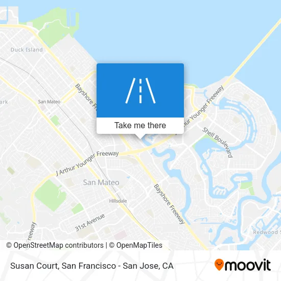 Susan Court map