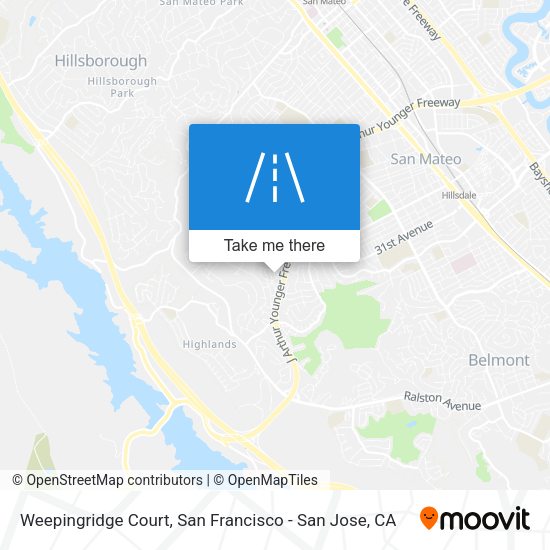 Mapa de Weepingridge Court