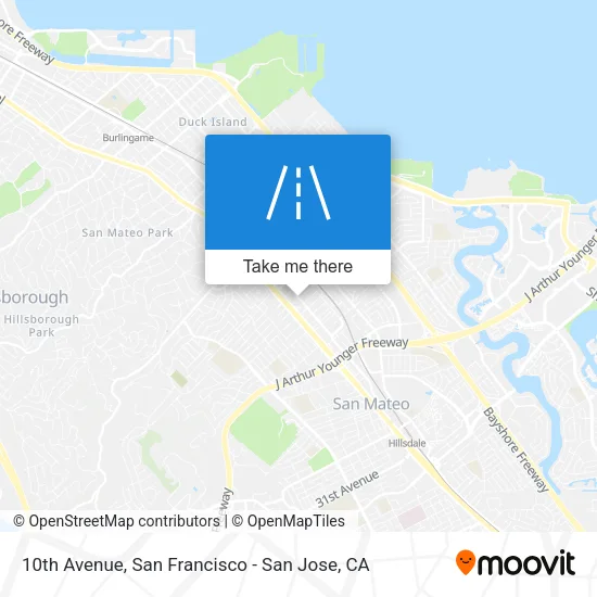 10th Avenue map
