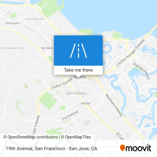19th Avenue map