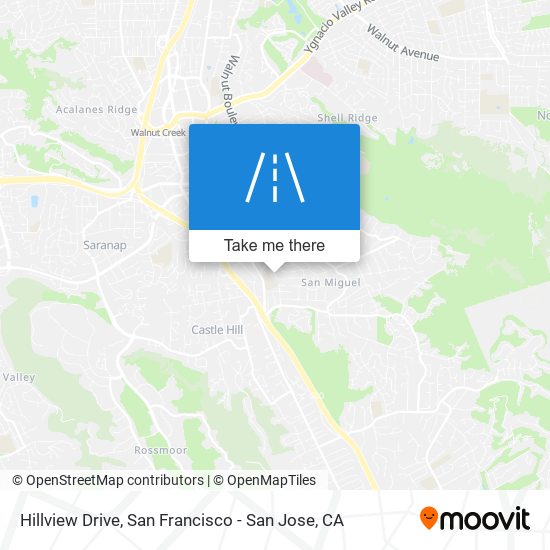 Hillview Drive map