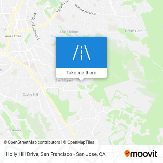 Mapa de Holly Hill Drive