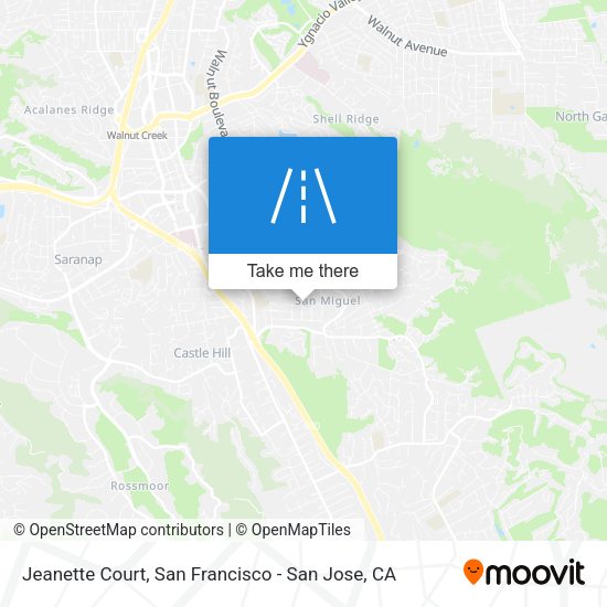 Mapa de Jeanette Court