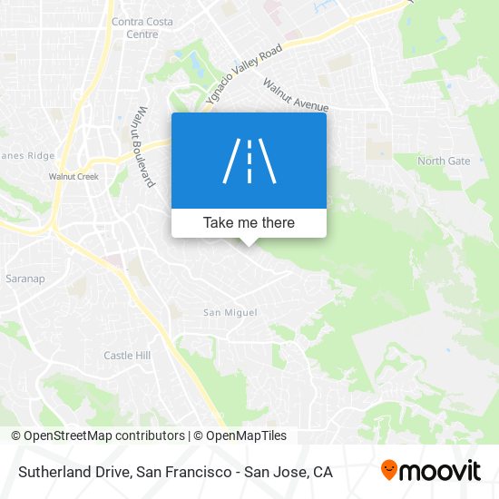 Mapa de Sutherland Drive