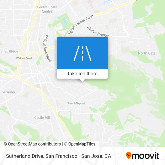 Sutherland Drive map