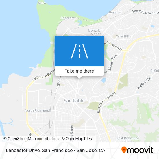 Mapa de Lancaster Drive
