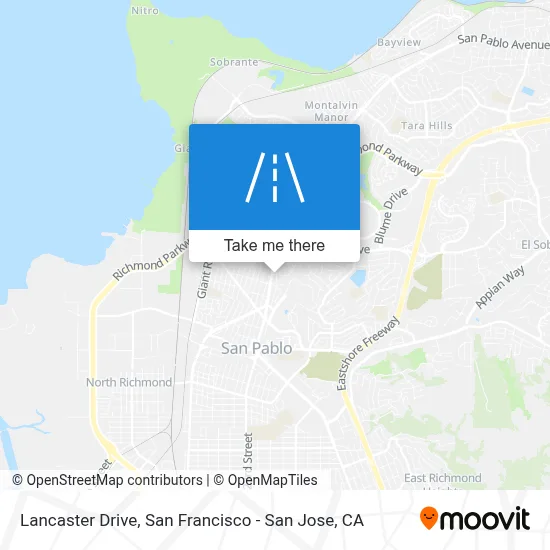 Lancaster Drive map