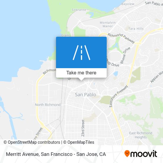 Mapa de Merritt Avenue