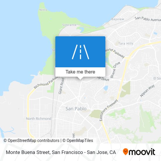 Mapa de Monte Buena Street