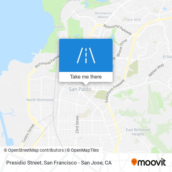 Presidio Street map