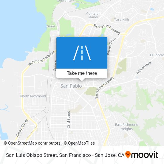Mapa de San Luis Obispo Street