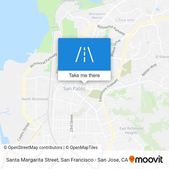 Mapa de Santa Margarita Street