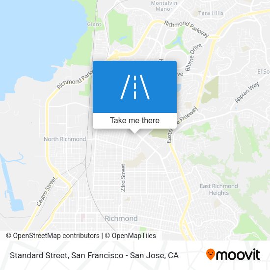 Mapa de Standard Street