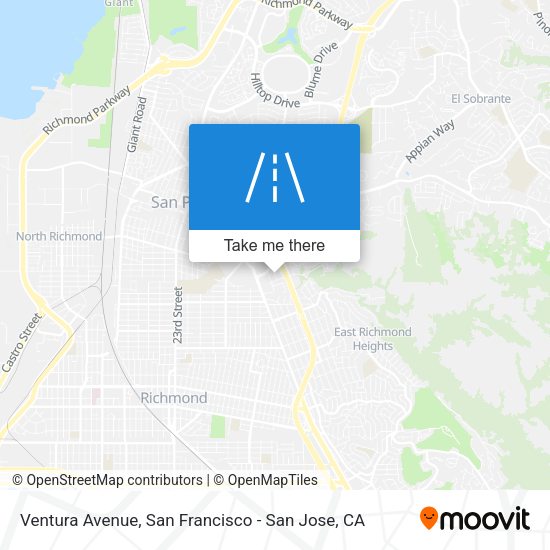 Mapa de Ventura Avenue