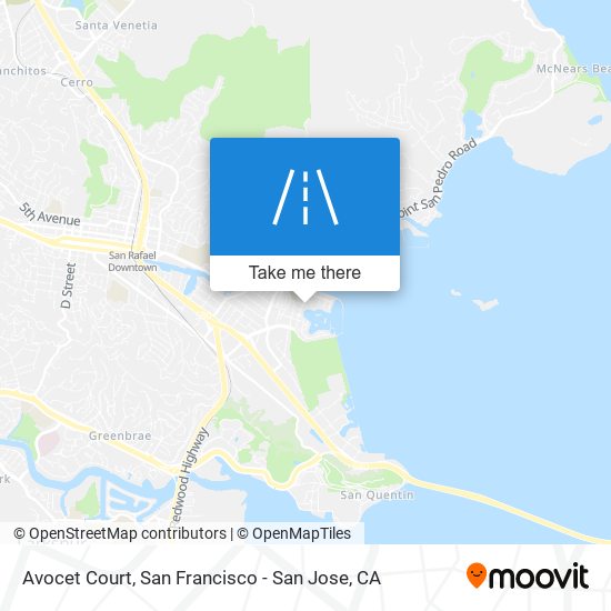 Avocet Court map