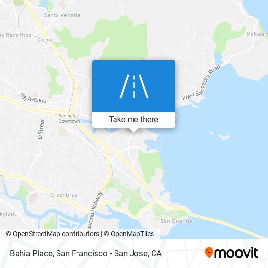 Bahia Place map