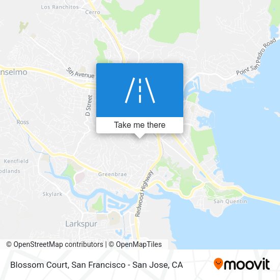 Mapa de Blossom Court